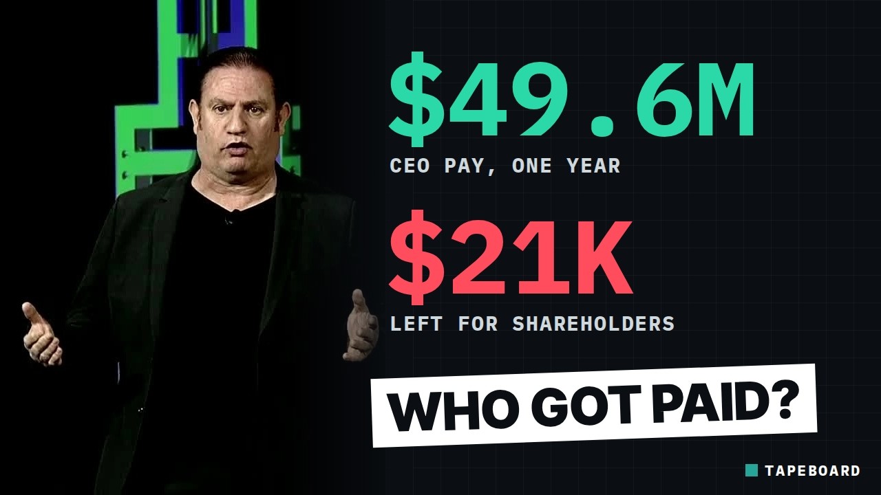 Thumbnail: He Made $49 Million. His Shareholders Lost Almost Everything.